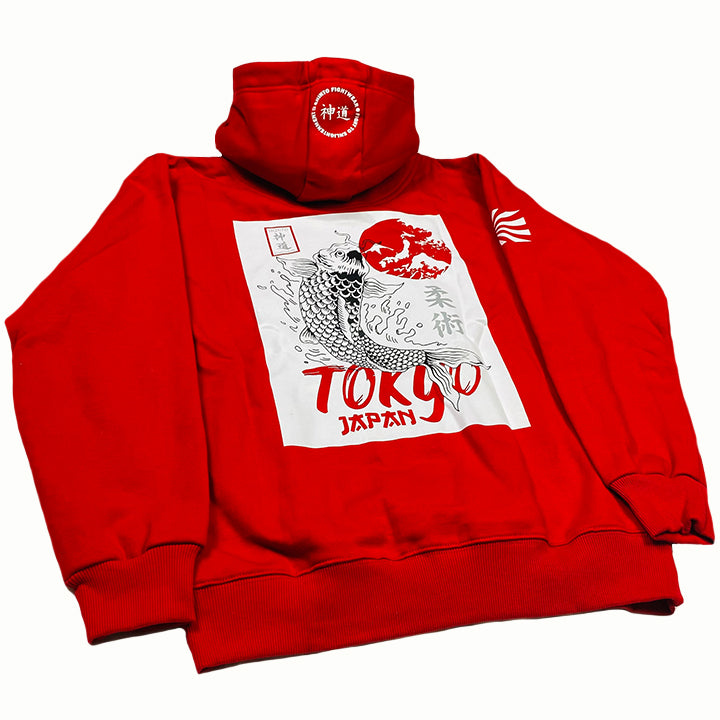 Tokyo Japan Red Hoodie